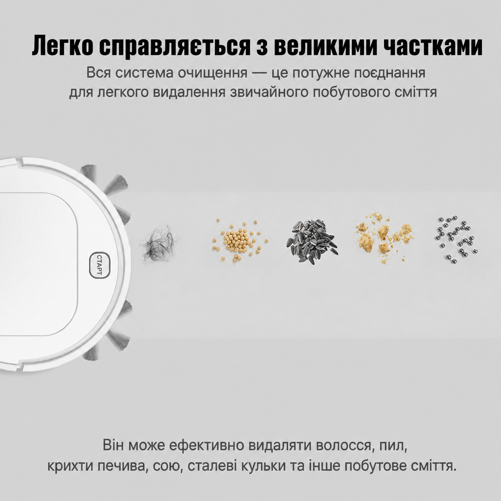 ES28 — легко справляється з великими частками